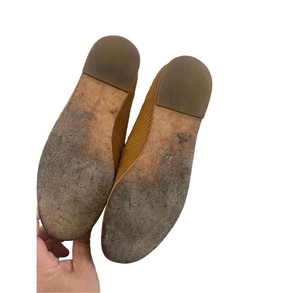 Bill Blass Anthropologie Snake Skin Sutton Loafers - Picture 7 of 11